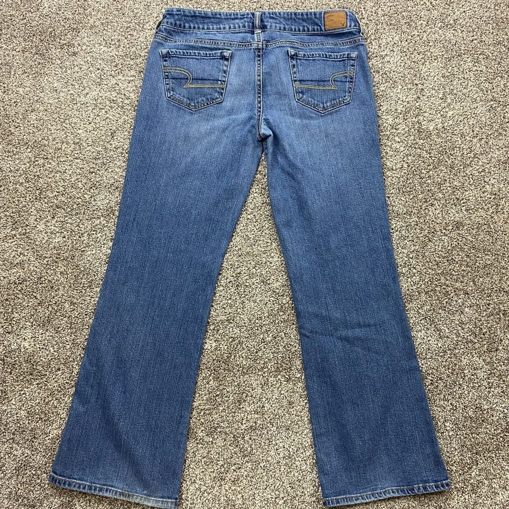 American Eagle Outfitters Medium Blue Flare Jeans - Picture 2 of 11